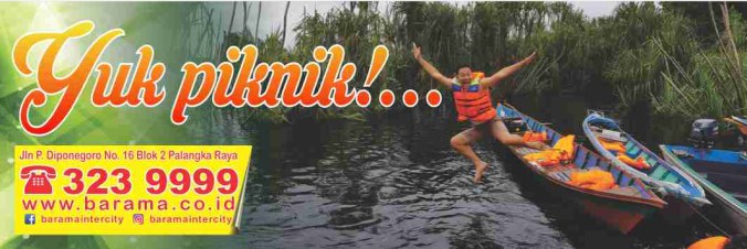 foto berenang di sebangau