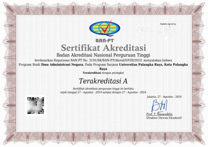 Akreditasi A IAN Fisip UPR